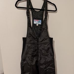 Ski Moves | Vintage Black Ski Bibs